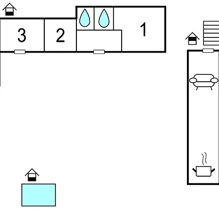 Two-bedroom With An Outdoor Swimming Pool 04